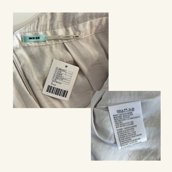 β¨ Urban Outfitters x Kimchi Blue Flowy Silvery-White Satin Midi Dress β Size 4 - Picture 4 of 12